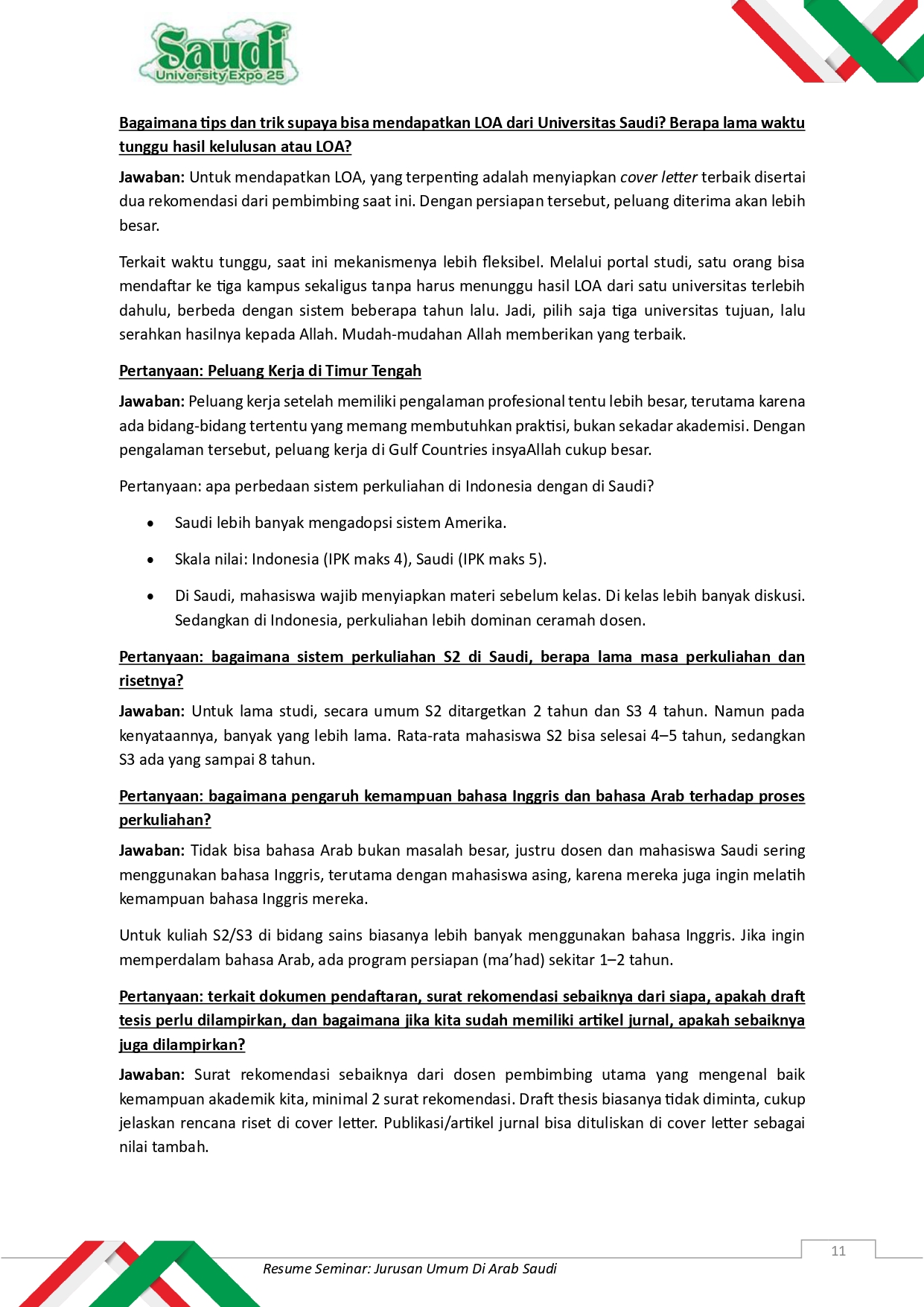 Resume Seminar Saudi Expo 2025 page 12